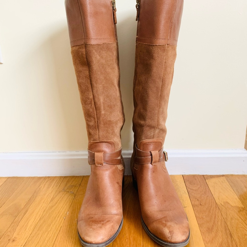 Franco Sarto Brown Lapis Boots